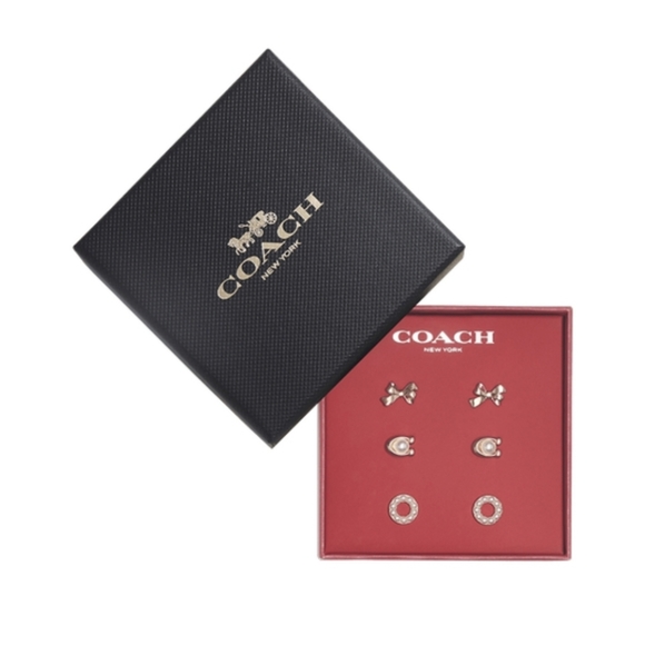 Coach set of three earrings, new - Picture 1 of 1